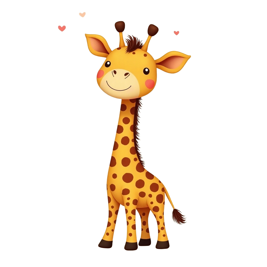 Cute Giraffe Illustration